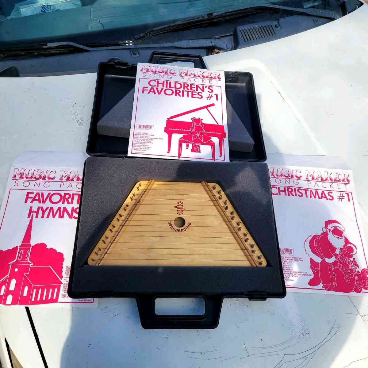 Harp Belarus 15 String Wooden Vintage Musical Instrument wBo