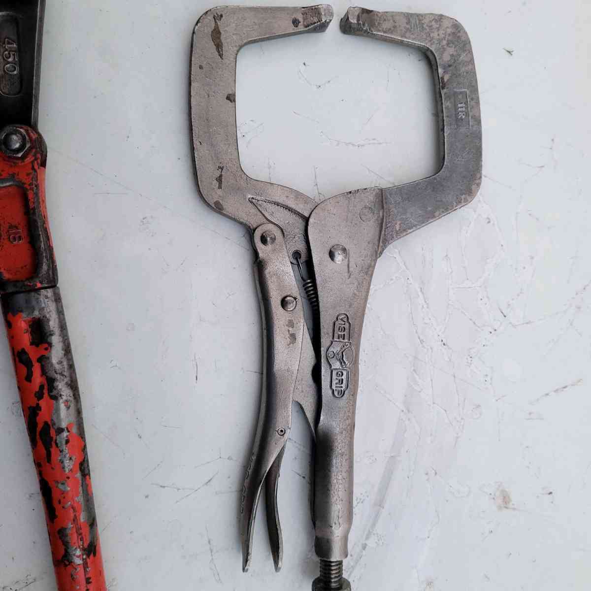 Vise Grip 11R Locking Welding CClamp  18 Bolt Cutters 516 Ca