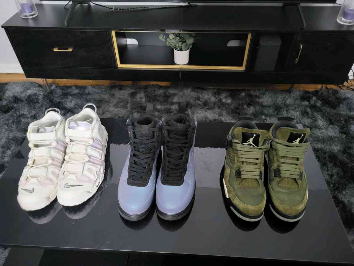 Collection of 9 Pairs of Mens Nike and Air Jordans