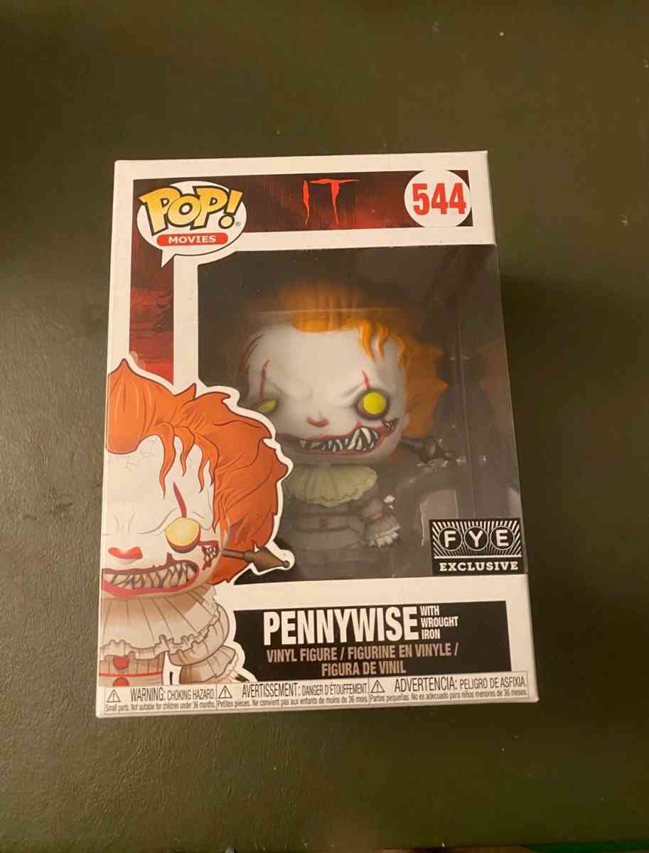 pennywise with wrought iron Funko pop
