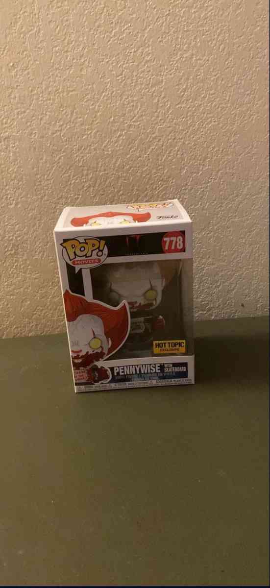 pennywise with skateboard