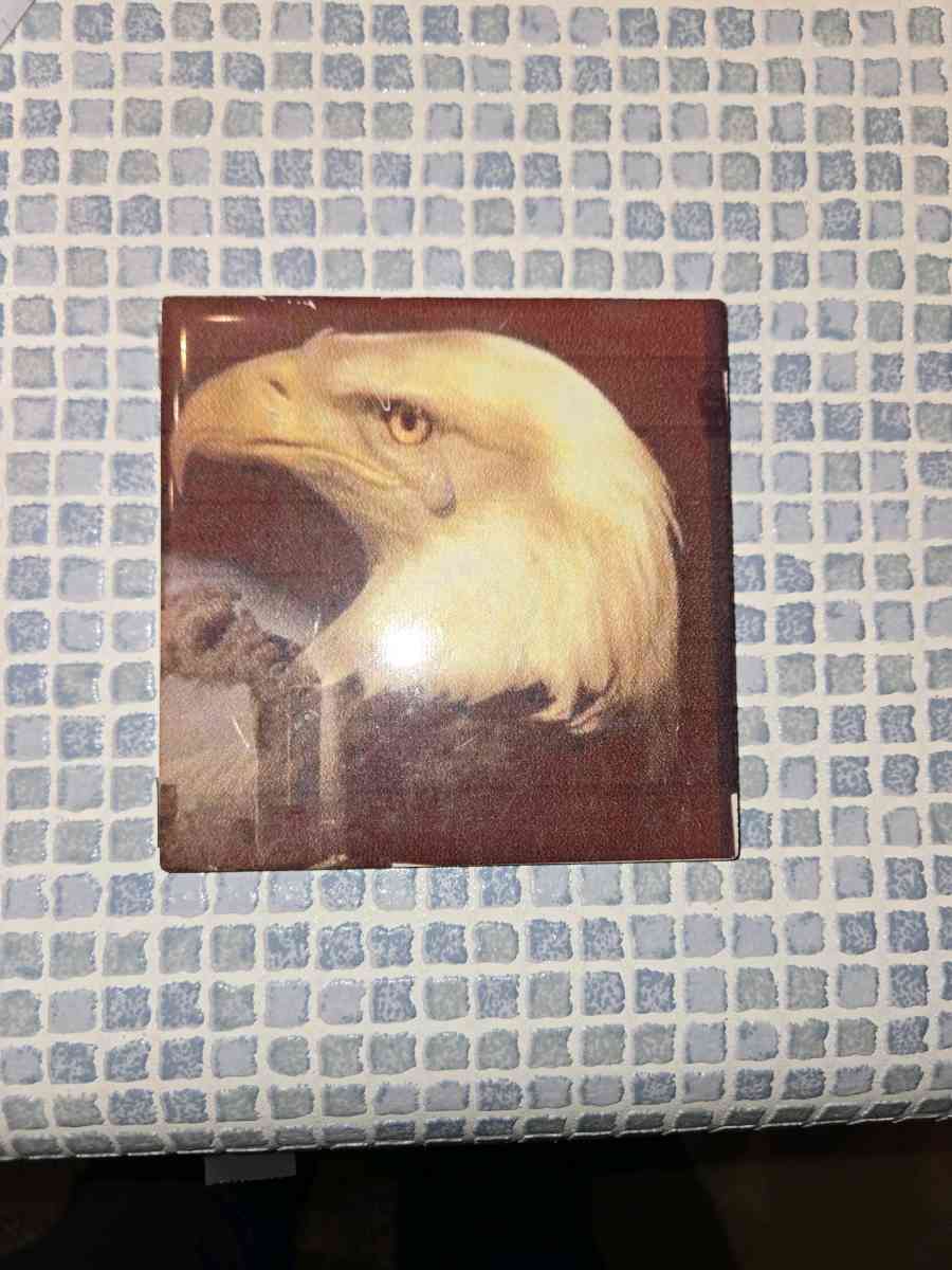 The Bald Eagle 091101 Crying Twin Towers Ceramic Tile