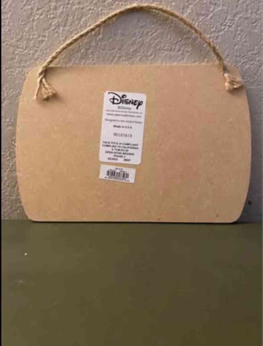 stitch sign to hang up