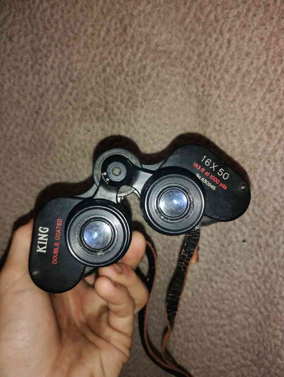 King double coated binoculars 16x50