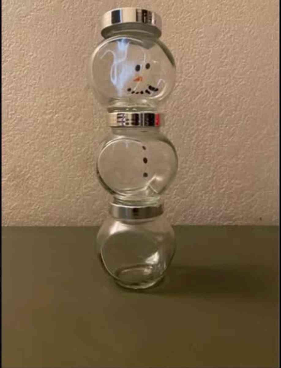 Hot chocolate jar snowman