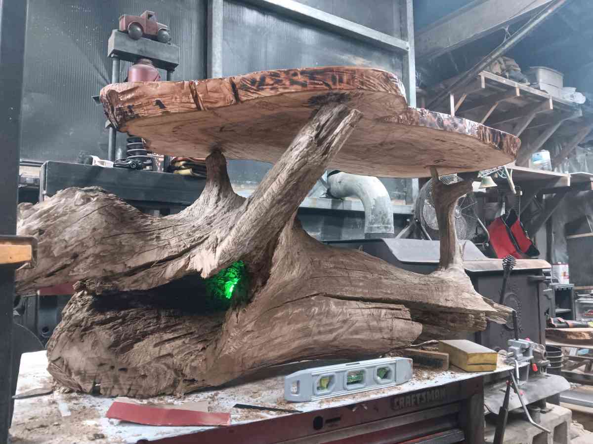 live edge coffee tables and end tables