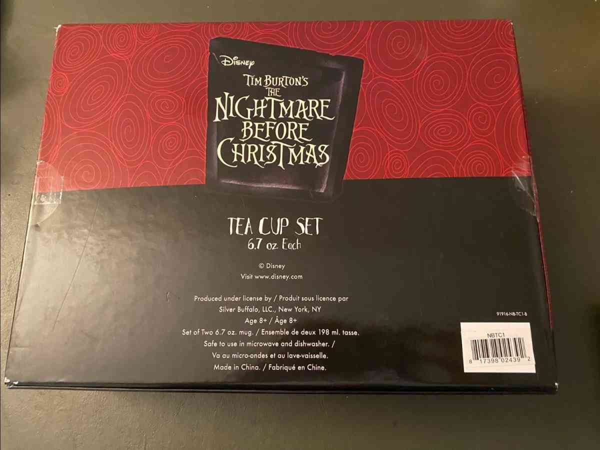 The Nightmare Before Christmas tea set