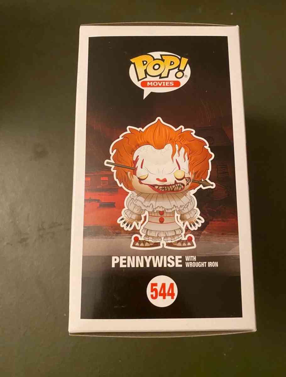 pennywise with wrought iron Funko pop