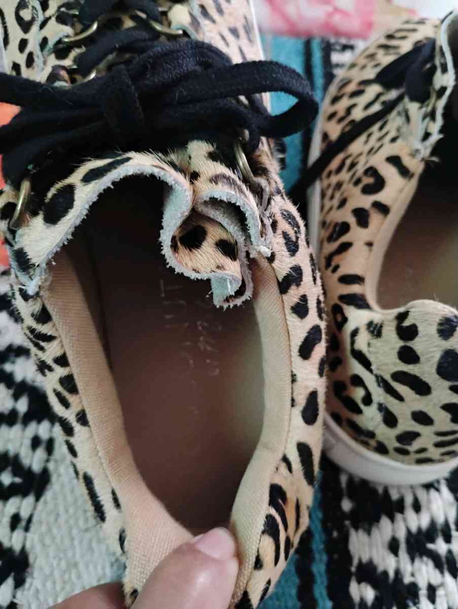Leopard print sneakers