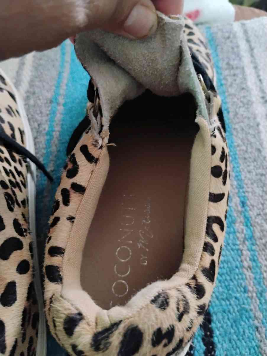 Leopard print sneakers