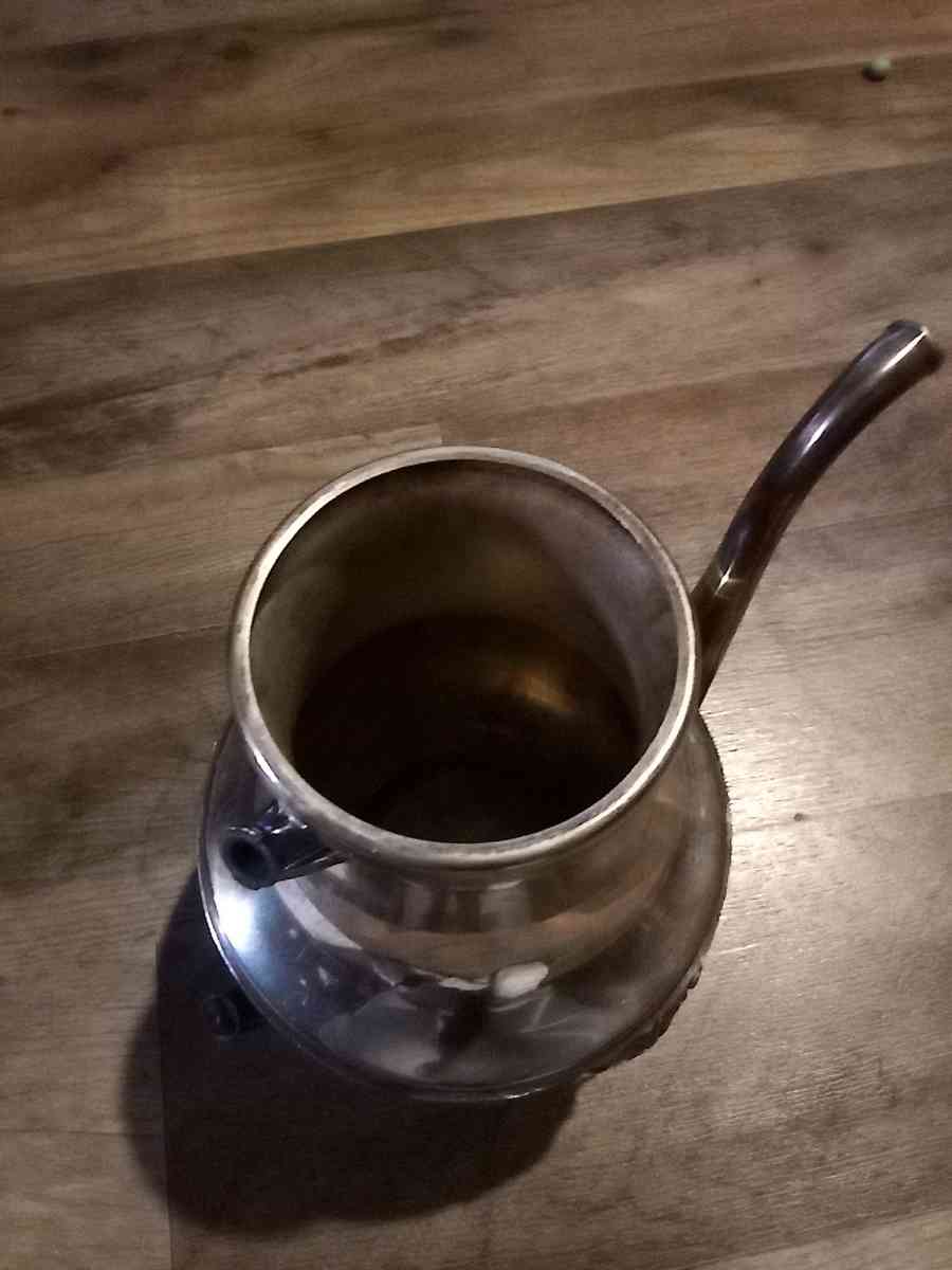 antique silver tea pot