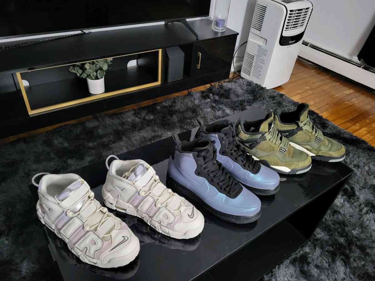 Collection of 9 Pairs of Mens Nike and Air Jordans