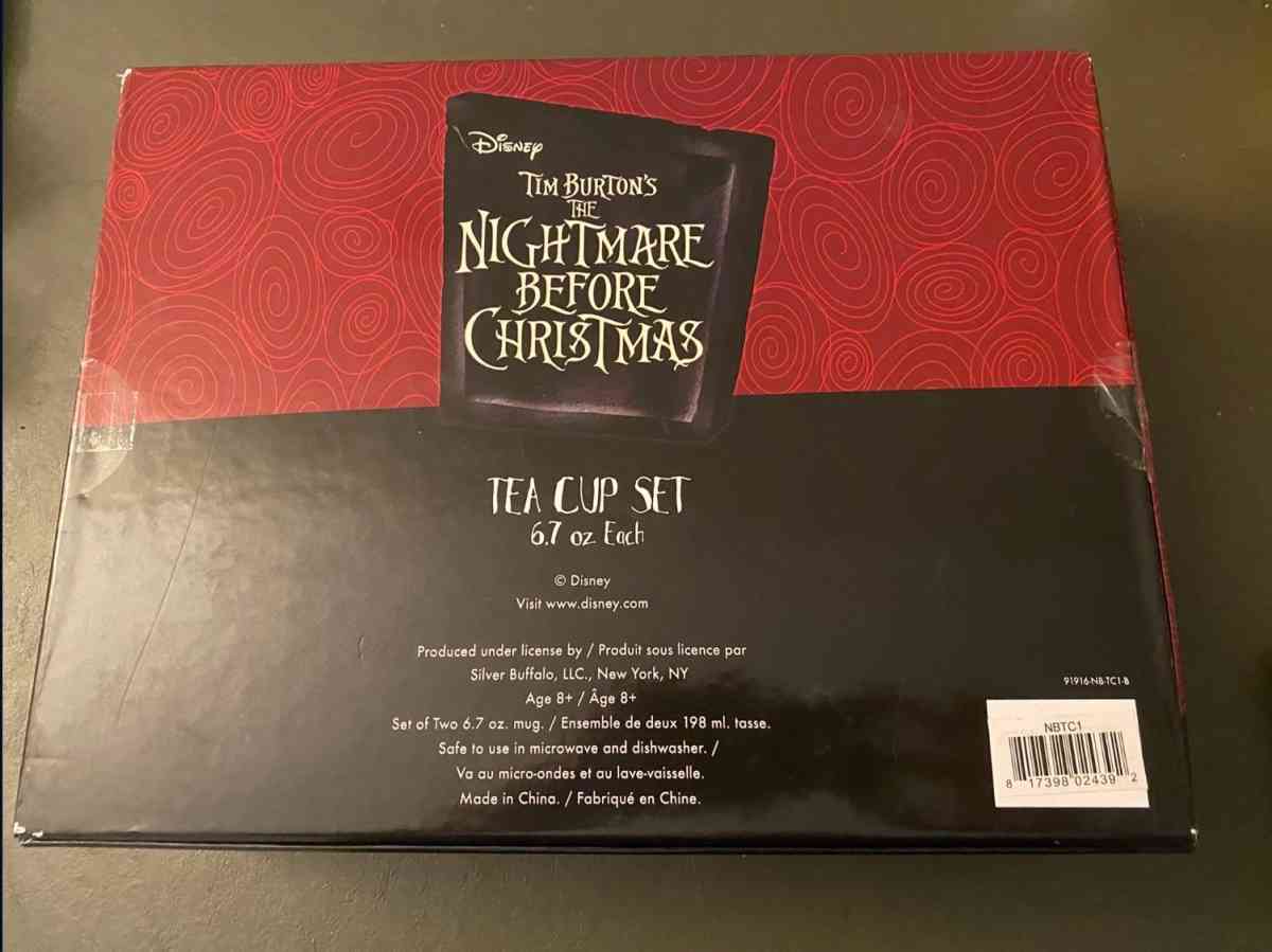 The Nightmare Before Christmas tea set