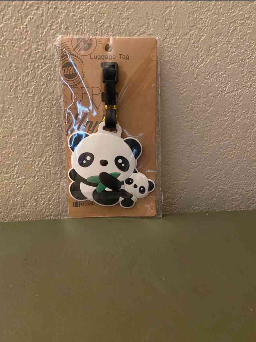 Panda Luggage tag