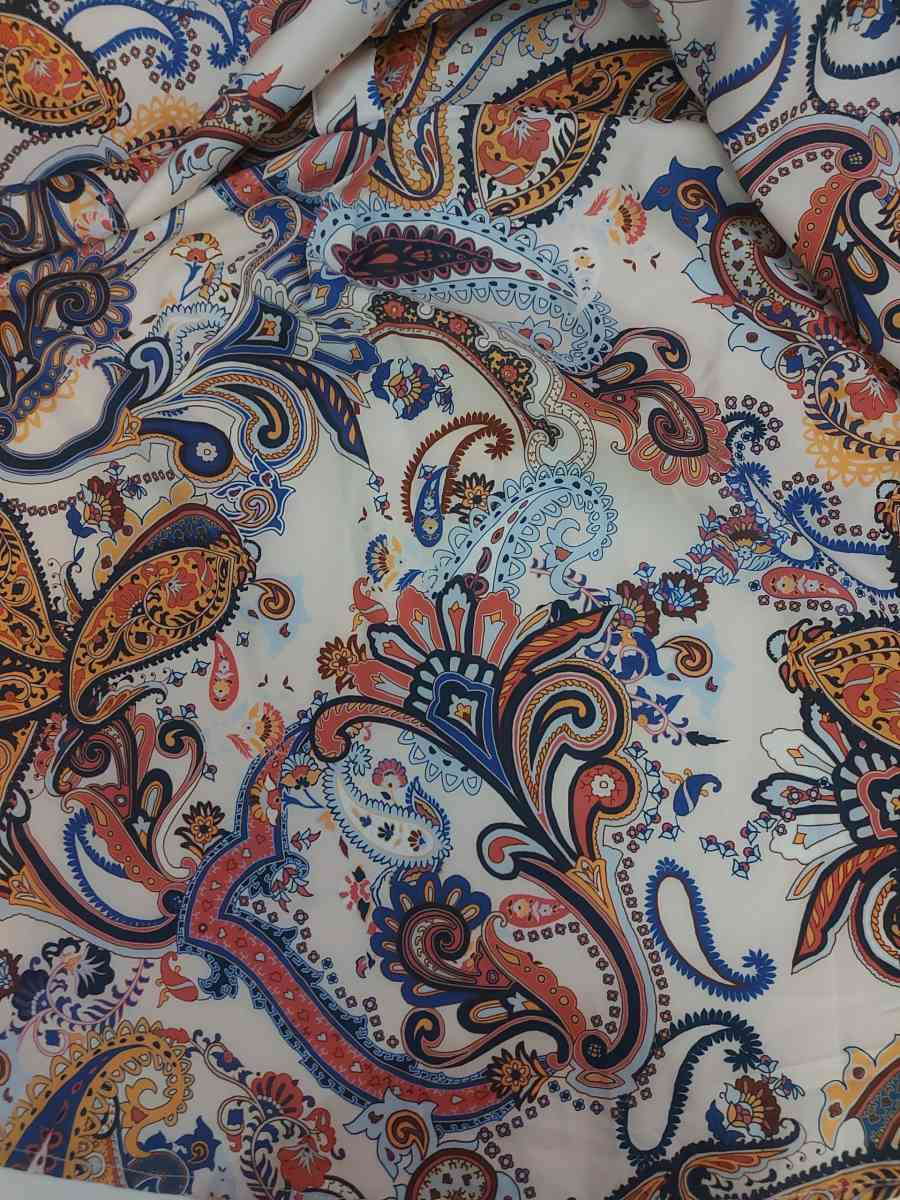 SHEIN Curve Floral Paisley Print Blouse Size 2XL