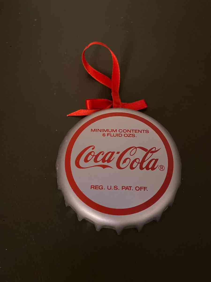 Coca Cola ornaments 1990