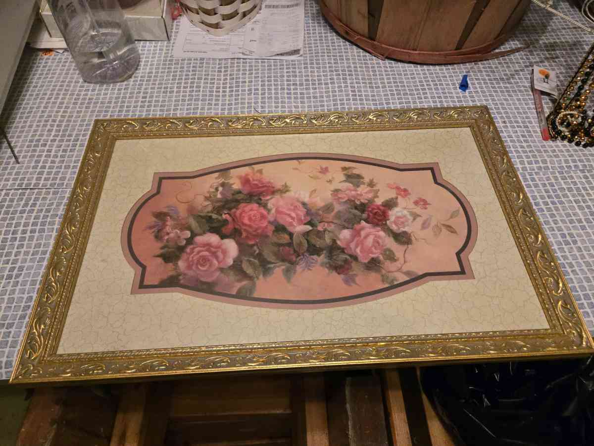 Hone Interiors Vintage Floral Print