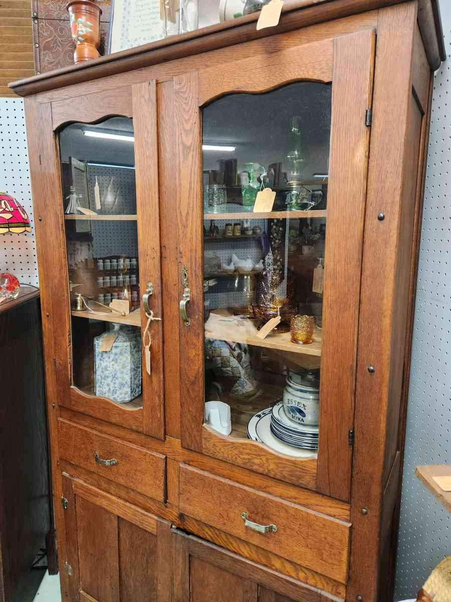 beautiful vintage cabinet or cupboard