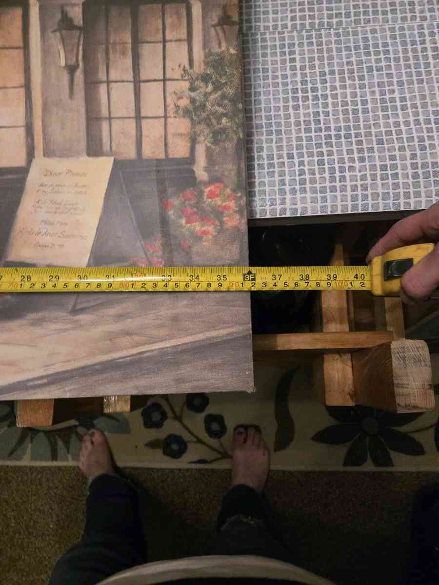 France Bistro Print on Canvas Not Signed