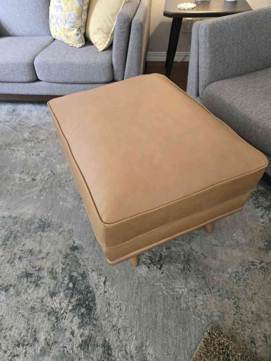 Timber Charme Tan Ottomam