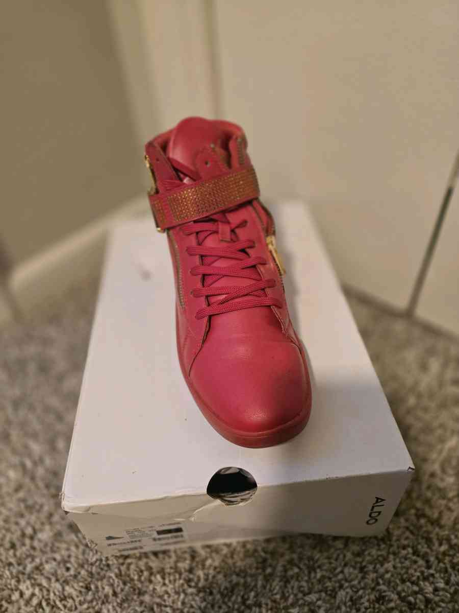 Red Aldo Mens Sneakers