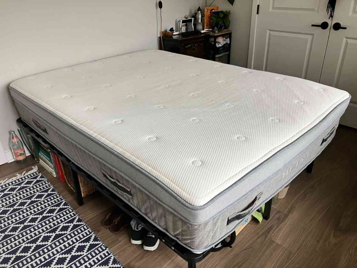 Queen mattress and bed frame