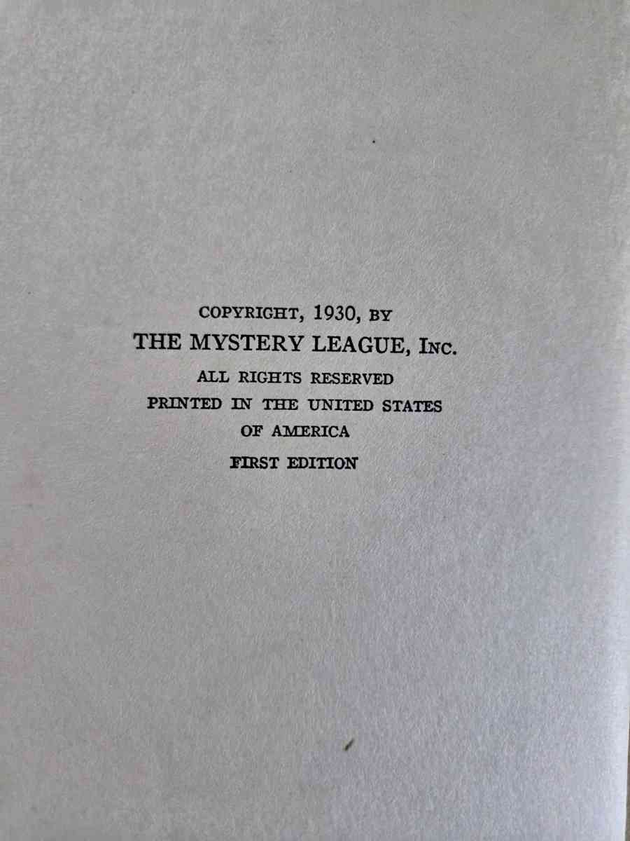 Peril by Sydney Horler First Edition 1930