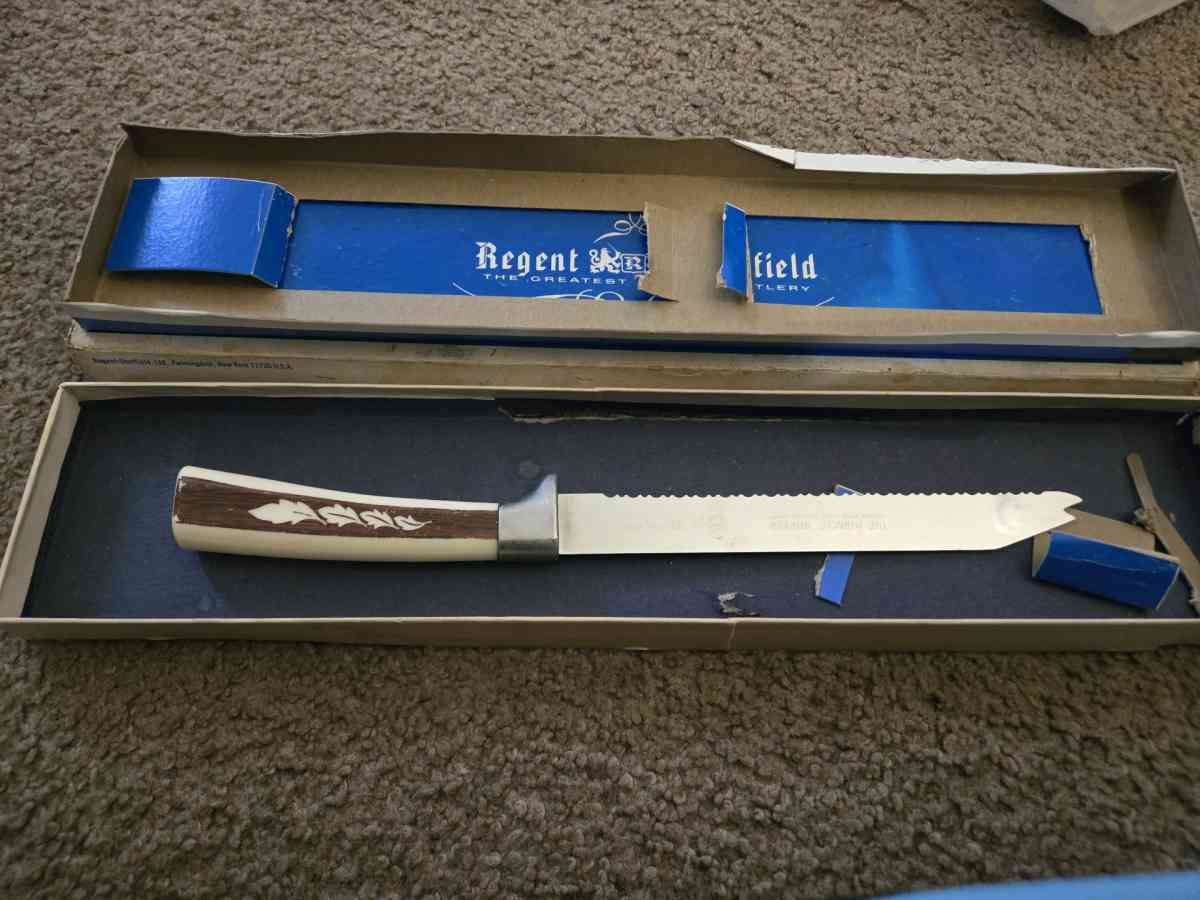 VTG MIRACLE WORKER 12 STAINLESS KNIFE BY REGENT SHEFFIELD