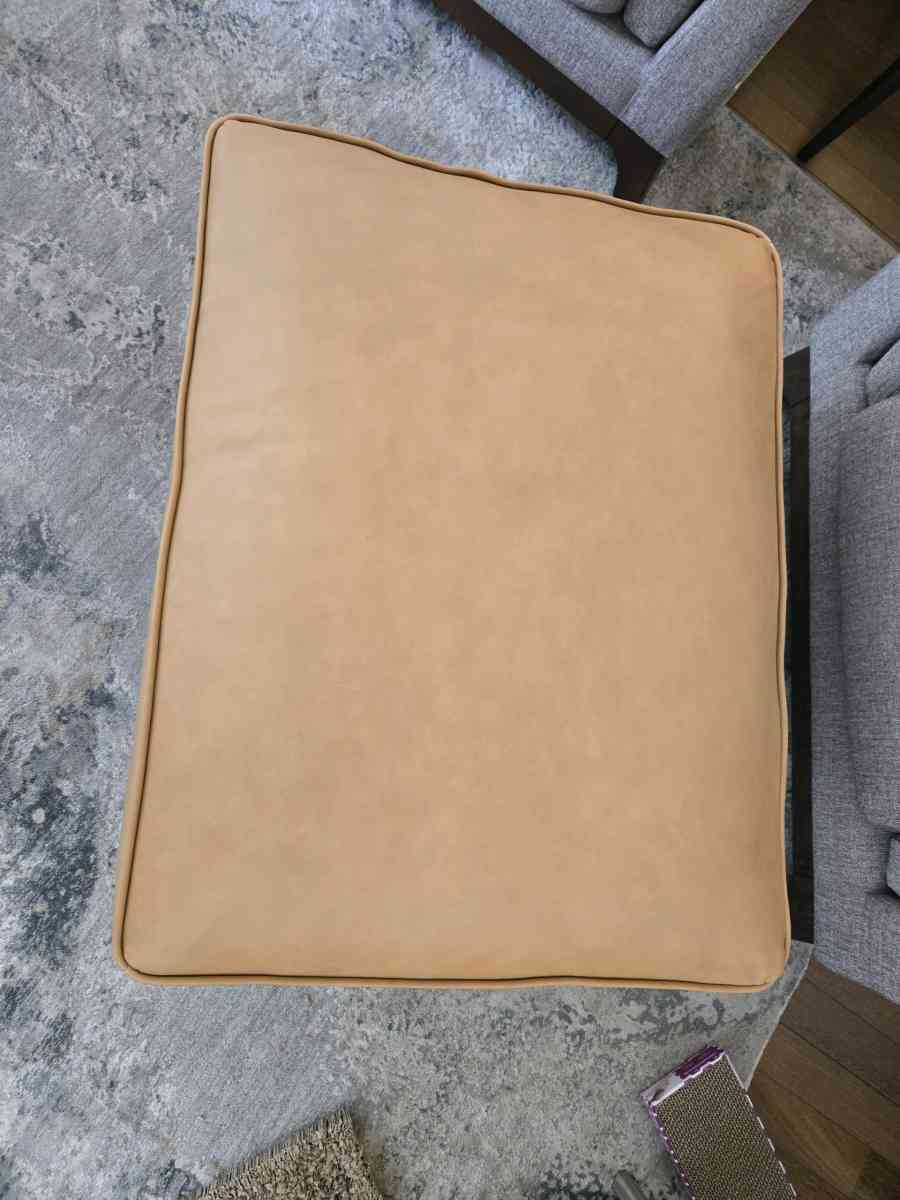 Timber Charme Tan Ottomam