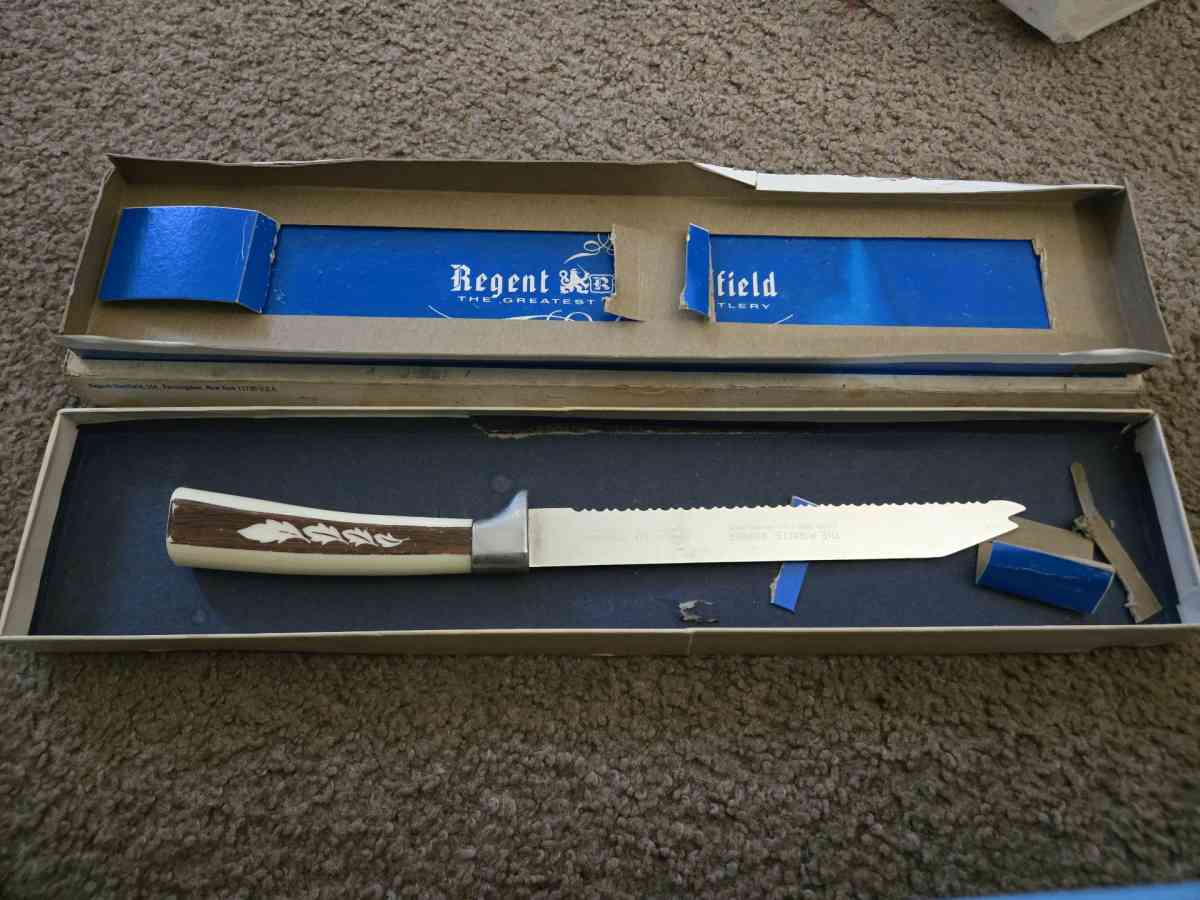 VTG MIRACLE WORKER 12 STAINLESS KNIFE BY REGENT SHEFFIELD