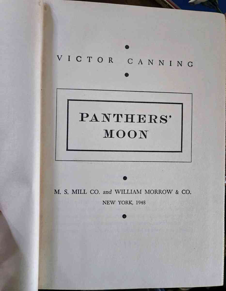 Panthers Moon by Victor Canning