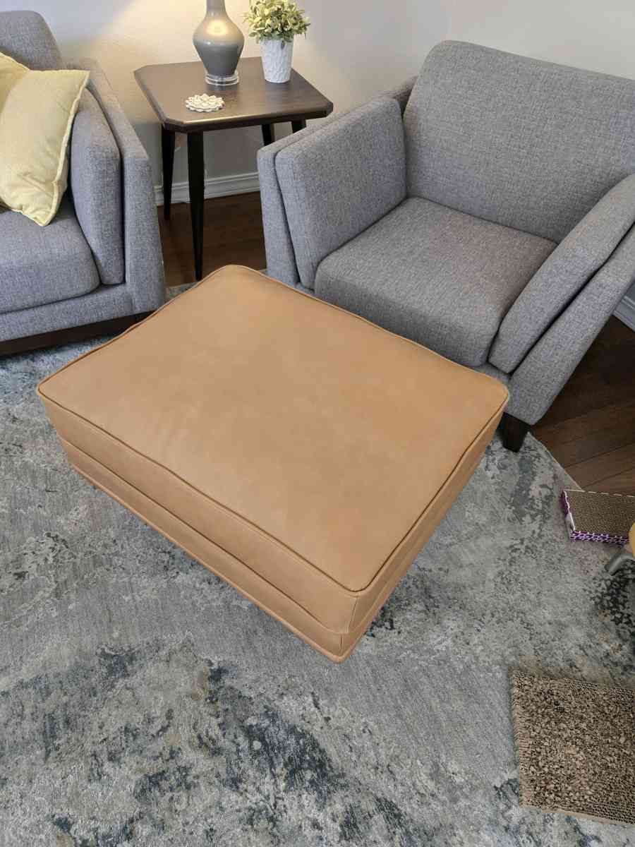 Timber Charme Tan Ottomam