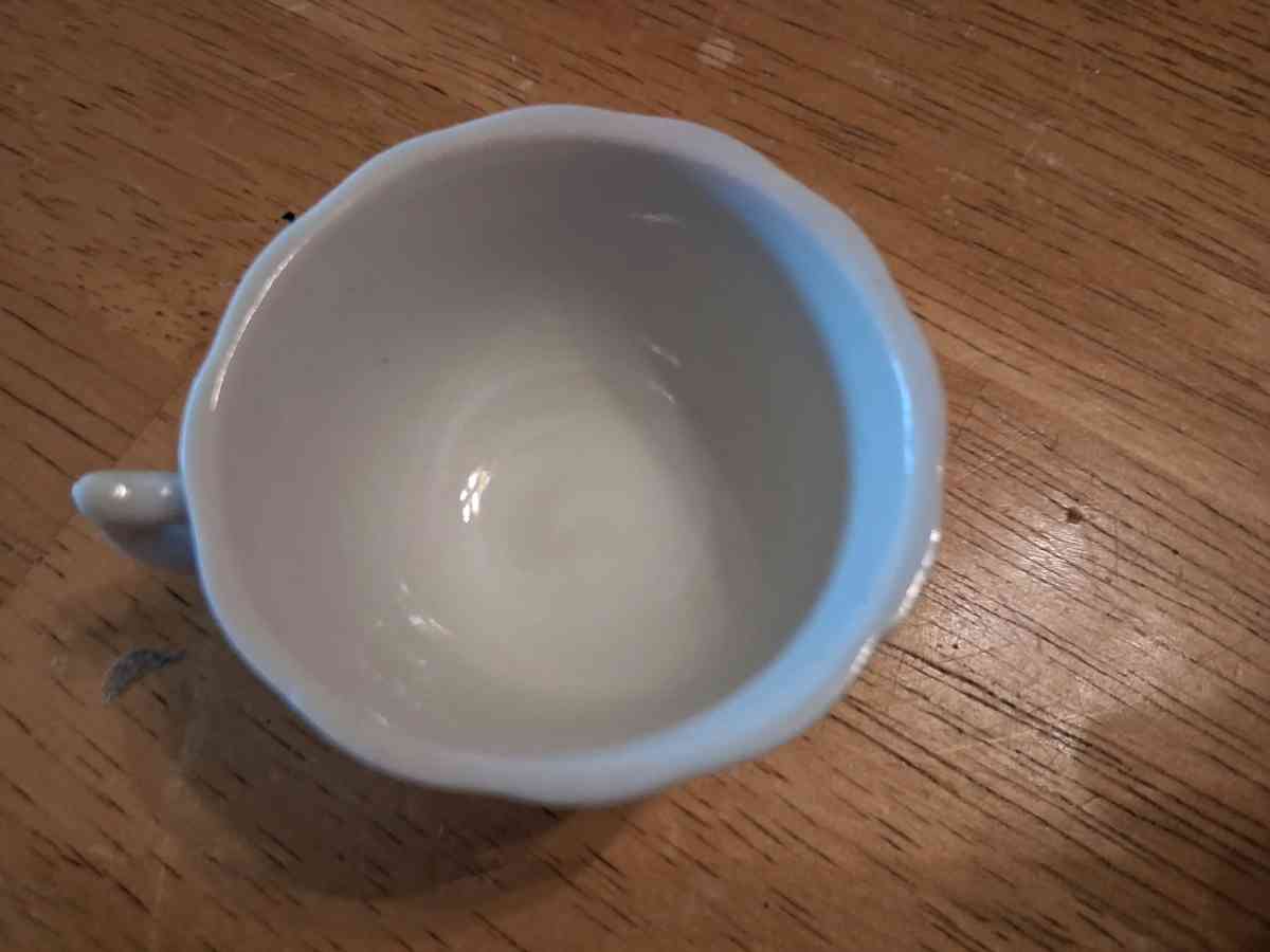 gold mother tiny teacup