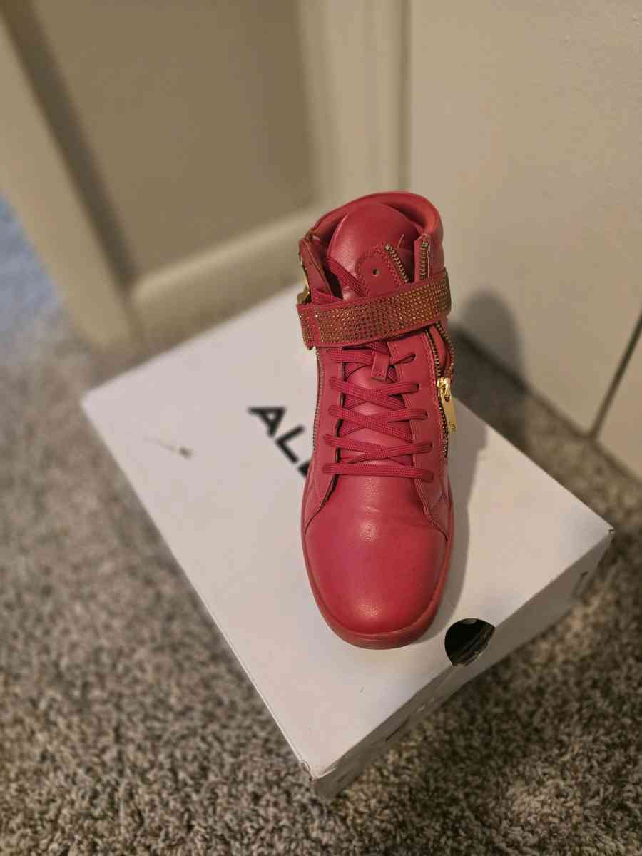 Red Aldo Mens Sneakers