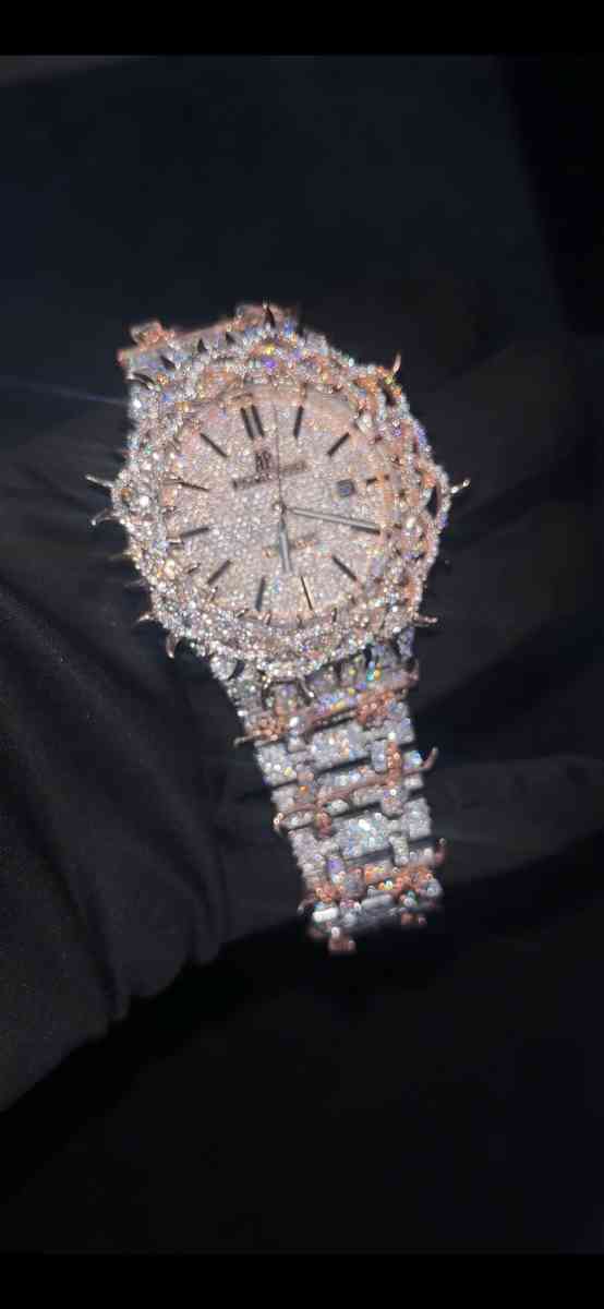 41 MM AP Jesus Crown Moissanite Diamond Diamond Tester Appr