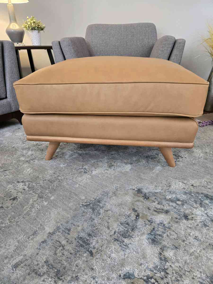 Timber Charme Tan Ottomam