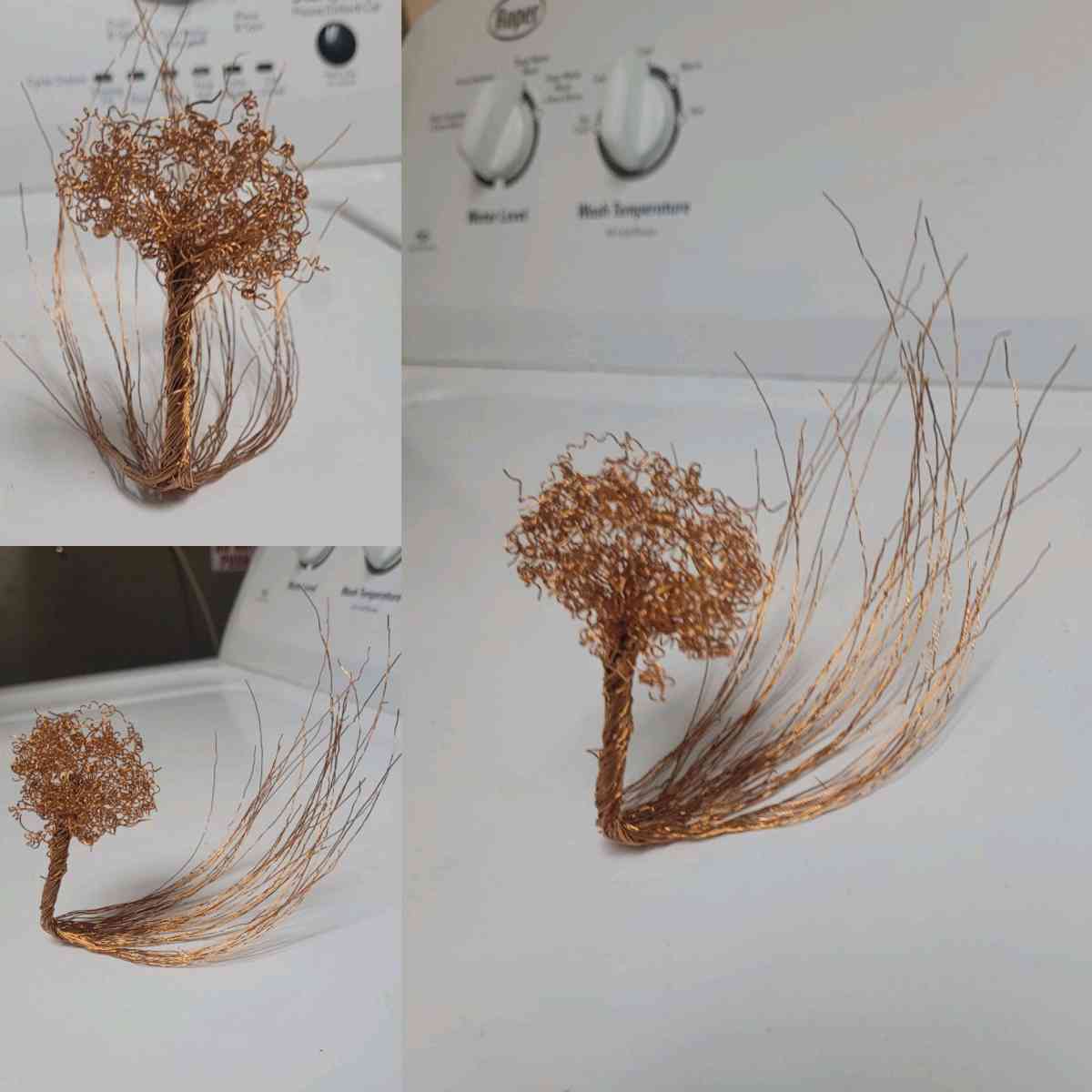 copper tree with wind tail