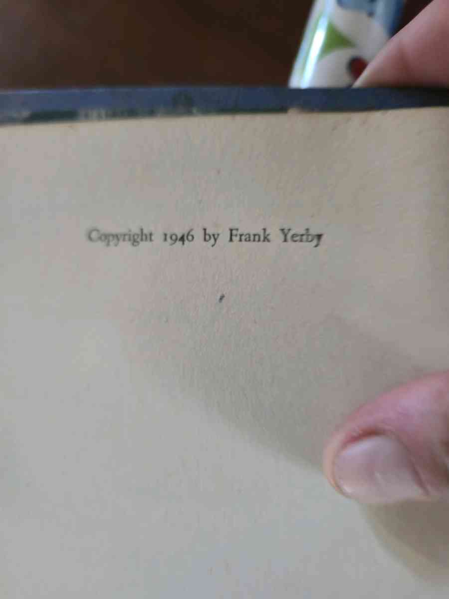 The Foxes of Harrow by Frank Yerby First Edition 1946