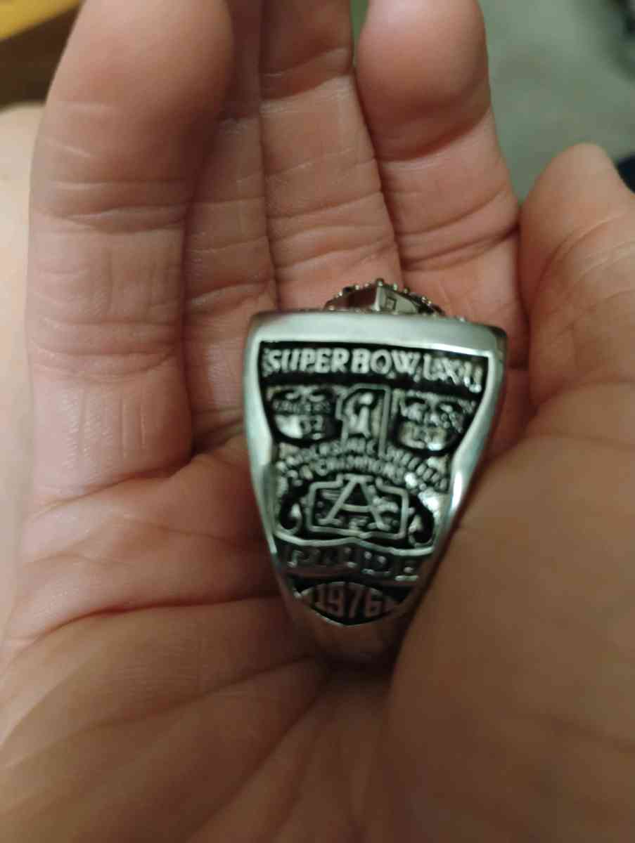 1976 raiders championship ring