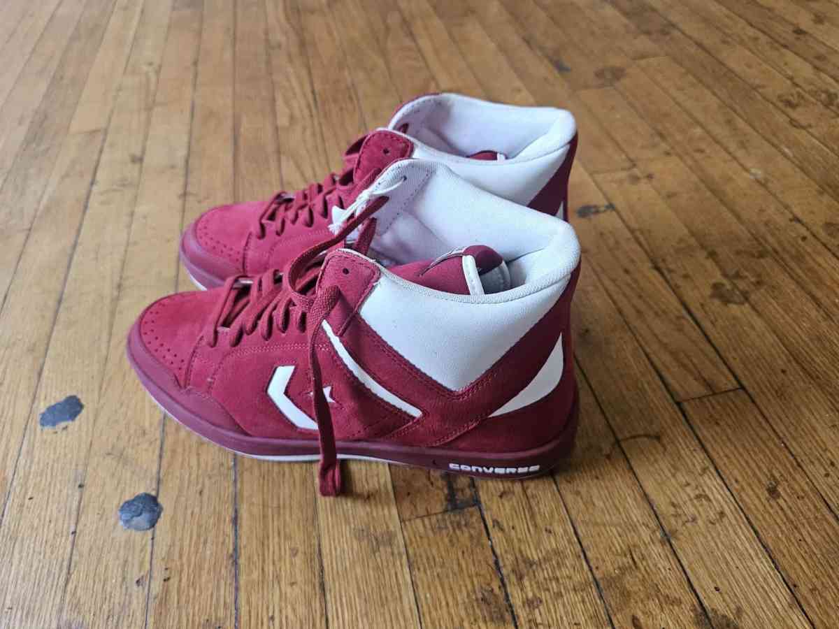 Converse Weapons Res and White High Top Sneakers