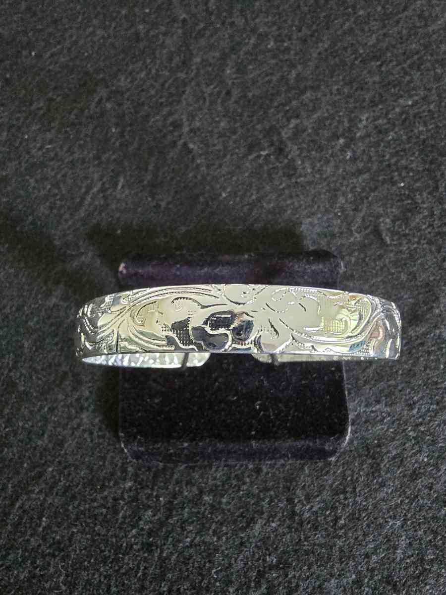 S925 Sterling Silver Floral Bracelet