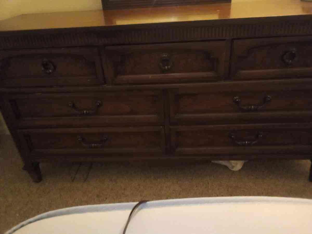 wooden dresser