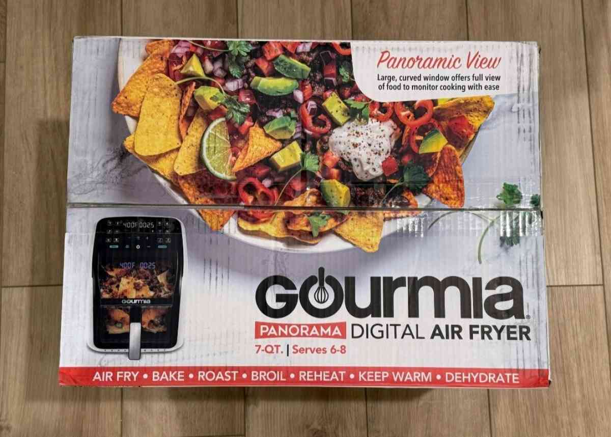 New Gourmia Panorama 7QT Digital Air Fryer