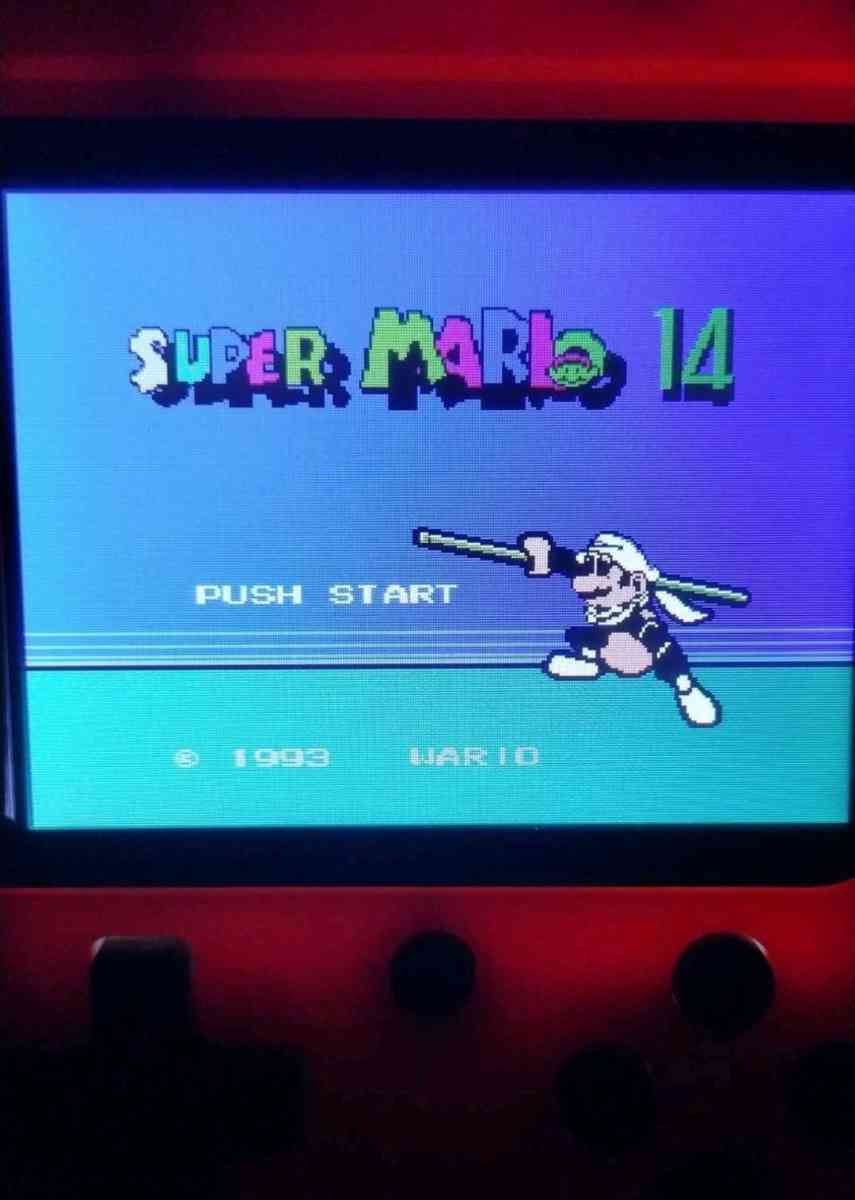 new handheld game system Mario