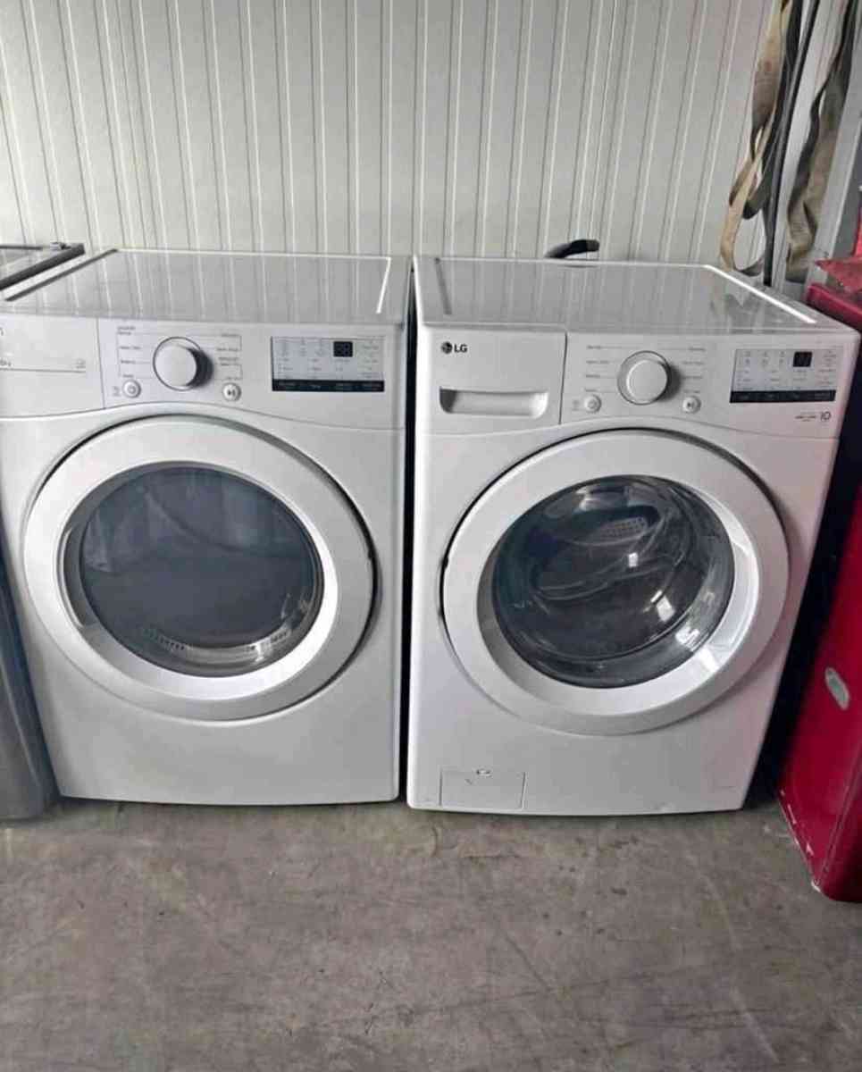 washer and dryer