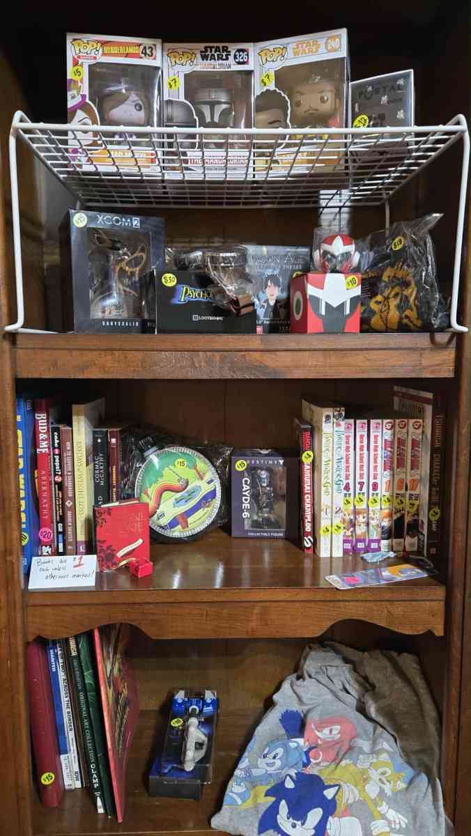 Moving Sale with furniture collectibles kitchenware Vintage