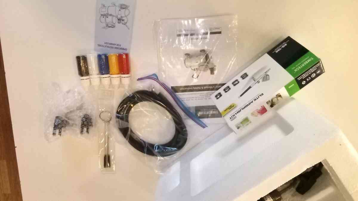 BRAND NEW AIRGOO AIR COMPRESSOR SET WITH EVERYTHING TO START