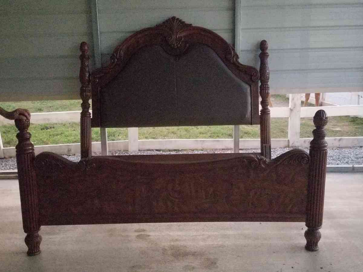 King size bed frame with or without mattress