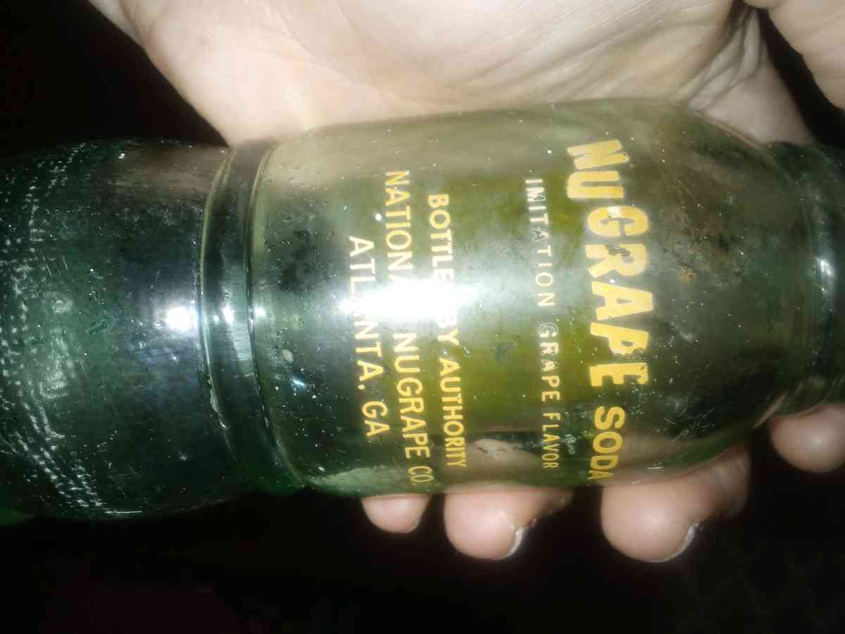 Nugrape Soda Bottle
