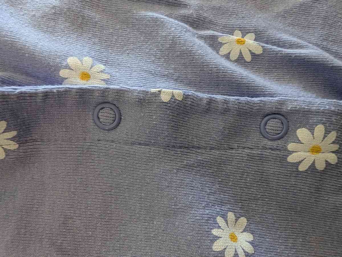 Baby Purple romper with bee